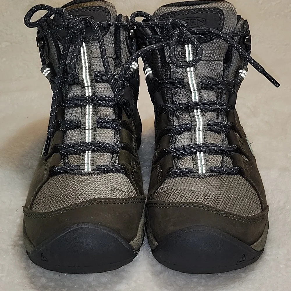 Keen Steens Mid Leather Waterproof Hiking Women's Outdoor  Boots Sz 6